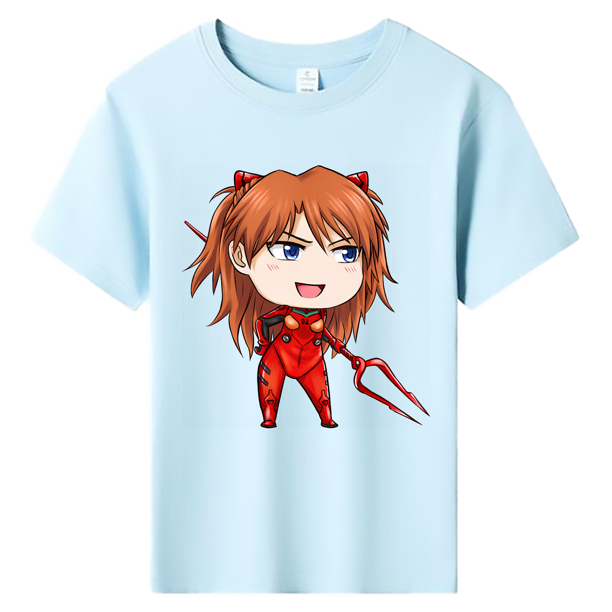 （画像用） EVA 新世紀エヴァンゲリオン 綿100％キッズTシャツ（フロントプリント）